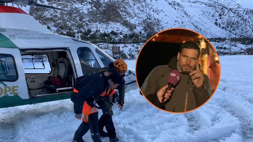 Pangal Andrade revela detalles inéditos del rescate de los tres desaparecidos en el Cajón del Maipo