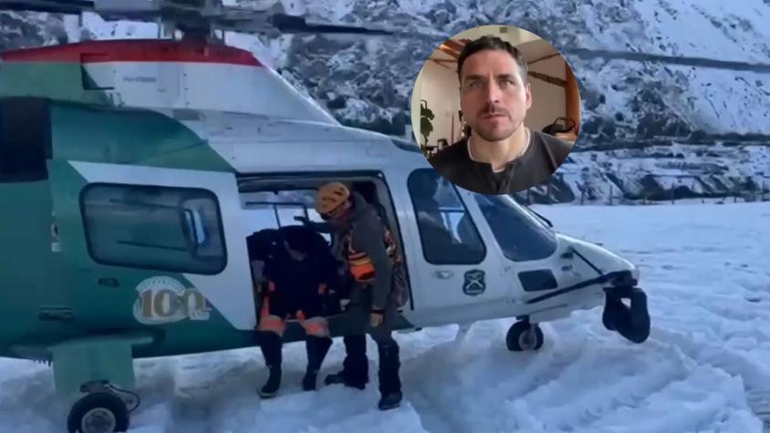 Pangal Andrade confiesa qué lo motivó a ser parte del rescate de los desaparecidos del Cajón del Maipo: "Ahí le tomamos el peso" Pangal Andrade confiesa qué lo motivó a ser parte del rescate de los desaparecidos del Cajón del Maipo: "Ahí le tomamos el peso"