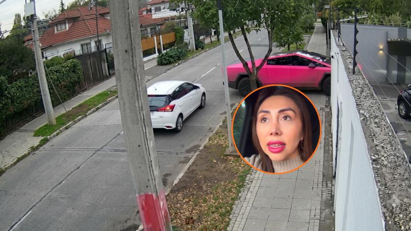 Naya Fácil chocó su Cybertruck: así quedó el vehículo de la influencer