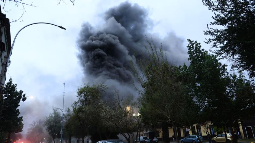 Revelan cómo inició incendio en estación Santa Isabel del Metro de Santiago