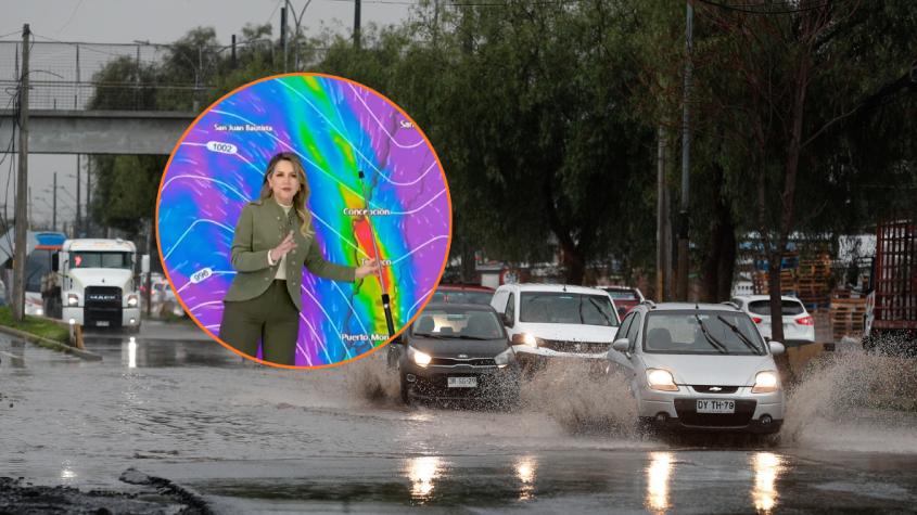 Con fuertes vientos: Michelle Adam anticipa cómo será el sistema frontal que llegará este viernes a la zona centro-sur
