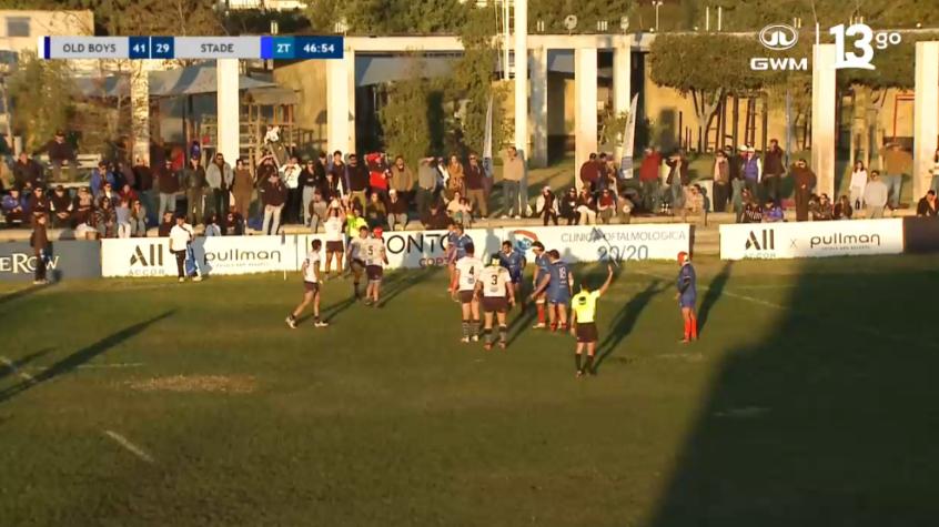 Lo viste en 13Go: Old Boys venció a Stade Français y sigue firme en la pelea por el liderato del ARUSA Top 10 2026