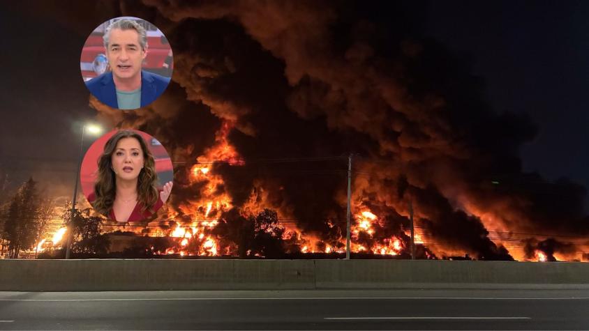 El descontento de José Luis Repenning y Priscilla Vargas por testimonio de trabajador de empresa cercana a incendio de Quilicura: "Sentido común, Dios mío" El descontento de José Luis Repenning y Priscilla Vargas por testimonio de trabajador de empresa cercana a incendio de Quilicura: "Sentido común, Dios mío"