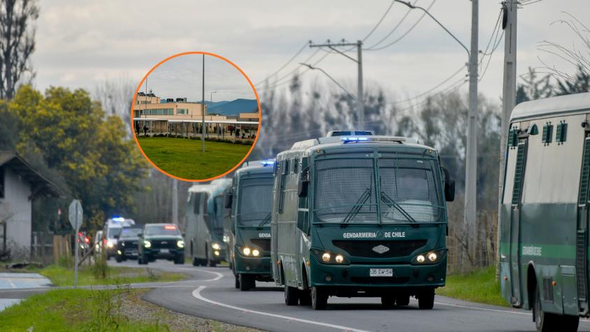 Así fue la llegada de los reos a la nueva cárcel de Talca: todos utilizaron el mismo uniforme Así fue la llegada de los reos a la nueva cárcel de Talca: todos utilizaron el mismo uniforme