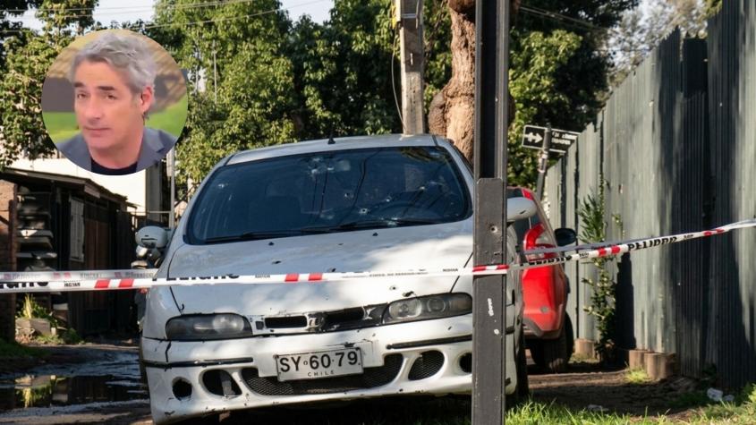 El dato de José Luis Repenning sobre el dueño del auto baleado en Cerro Navia: "No quiere que nadie lo vea" El dato de José Luis Repenning sobre el dueño del auto baleado en Cerro Navia: "No quiere que nadie lo vea"
