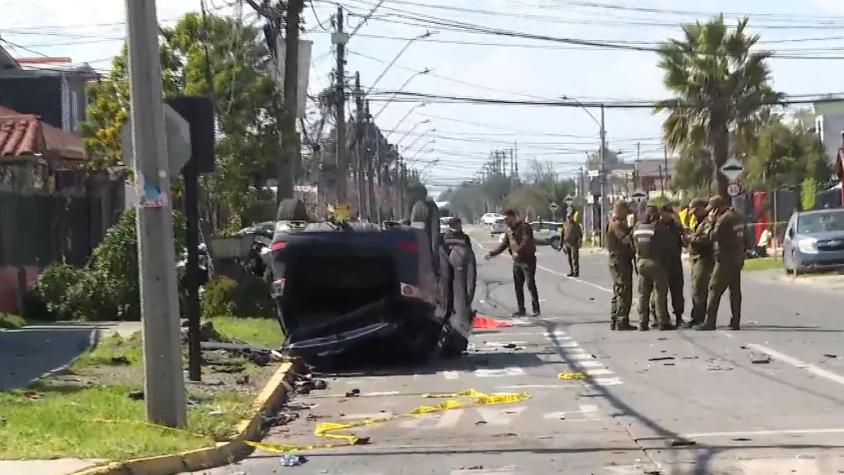 Persecución policial termina con un fallecido en Maipú