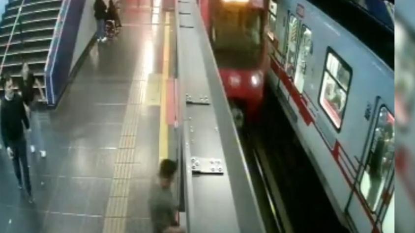 Revelan hipótesis principal de la muerte de pasajero en estación Pajaritos del Metro de Santiago