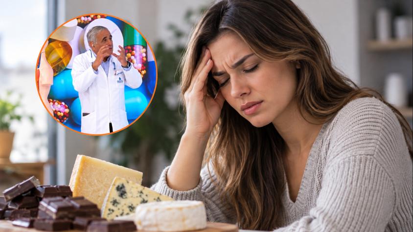 ¿Tienes dolor de cabeza? Doctor Ugarte recomienda evitar el consumo de chocolate y algunos quesos