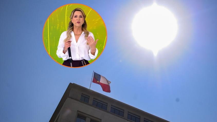 Michelle Adam pronostica altas temperaturas para el fin de semana en Santiago