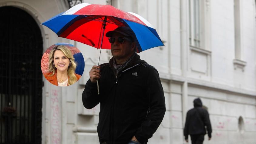 Michelle Adam anuncia lluvia durante siete días en varias regiones de Chile: "No vamos a parar" Michelle Adam anuncia lluvia durante siete días en varias regiones de Chile: "No vamos a parar"