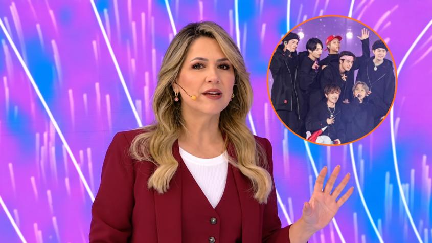 Michelle Adam entregó el pronóstico meteorológico para los conciertos de BTS en Chile Michelle Adam entregó el pronóstico meteorológico para los conciertos de BTS en Chile
