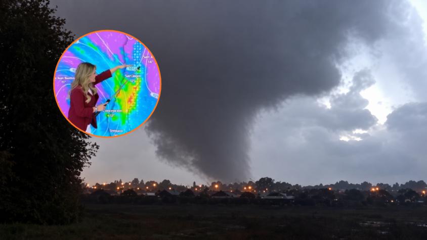Alerta por posibles nubes tornádicas en cuatro regiones de Chile: Michelle Adam advirtió que podrían provocar trombas marinas