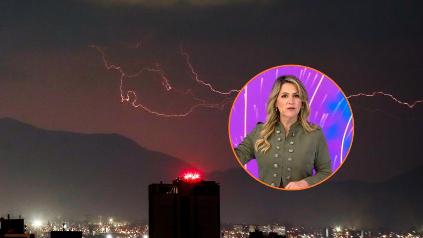 Michelle Adam anuncia lluvias con tormentas eléctricas para este jueves en Santiago Michelle Adam anuncia lluvias con tormentas eléctricas para este jueves en Santiago