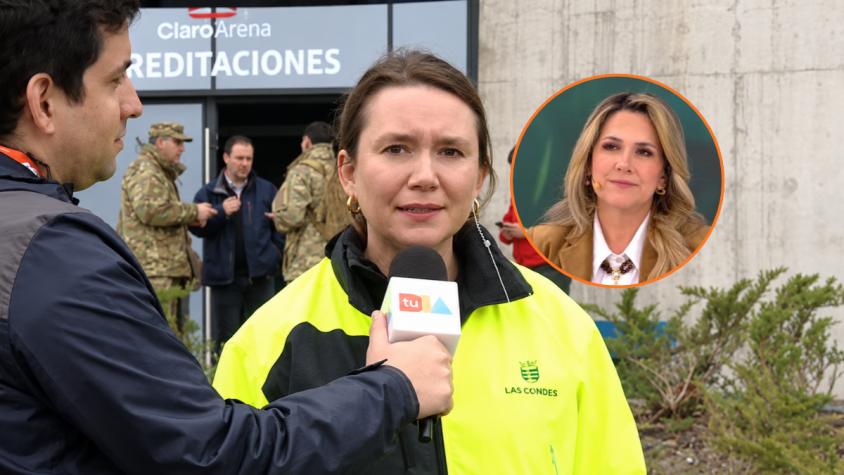 La petición de alcaldesa de Las Condes a Michelle Adam tras aluvión: "Tú eres la persona indicada" La petición de alcaldesa de Las Condes a Michelle Adam tras aluvión: "Tú eres la persona indicada"