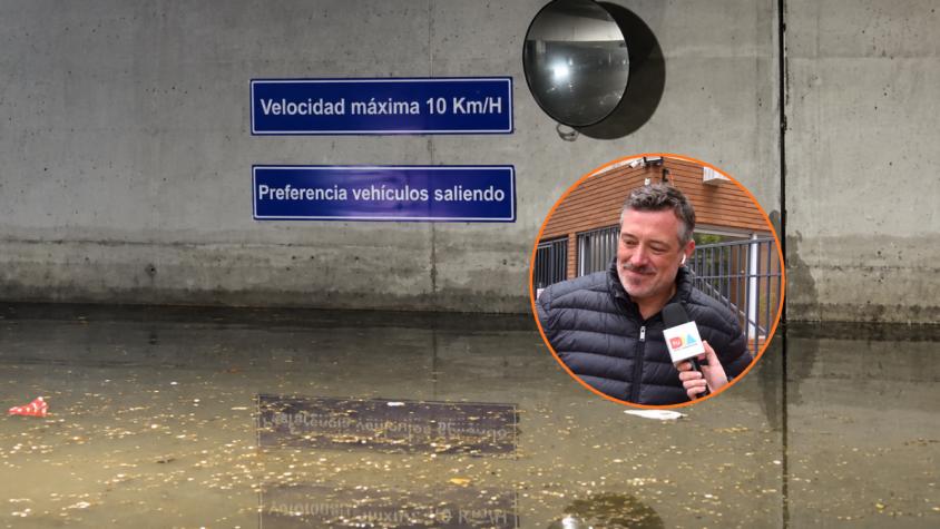 La medida que tomaron en edificio de Ñuñoa para enfrentar las intensas lluvias que se esperan este martes La medida que tomaron en edificio de Ñuñoa para enfrentar las intensas lluvias que se esperan este martes
