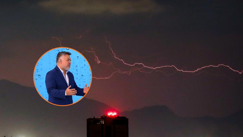 Gianfranco Marcone alerta por hasta tres pulsos de tormentas eléctricas en Santiago este martes 