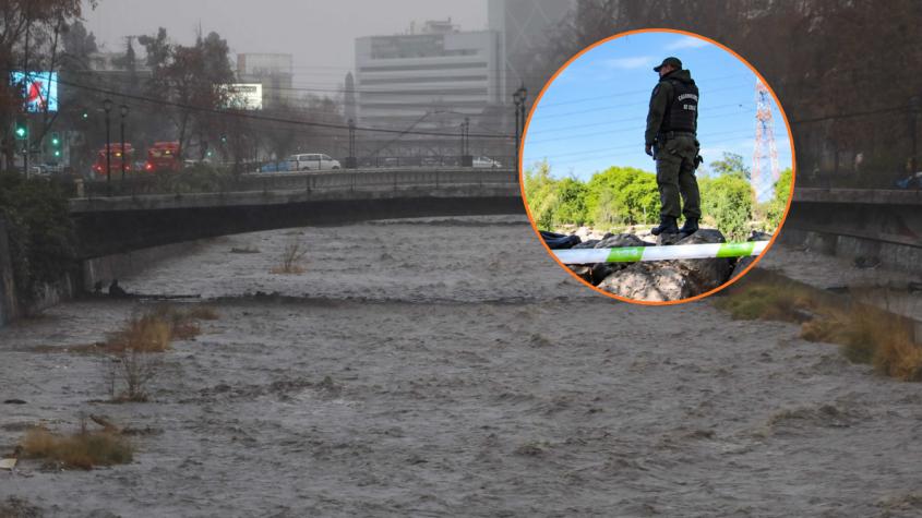 Investigan hallazgo de cadáver en el río Mapocho: víctima tenía 24 años de edad