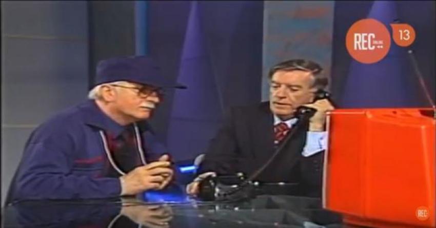 Raúl Matas y Andrés Rillón en El mundo del Profesor Rossa (1988)