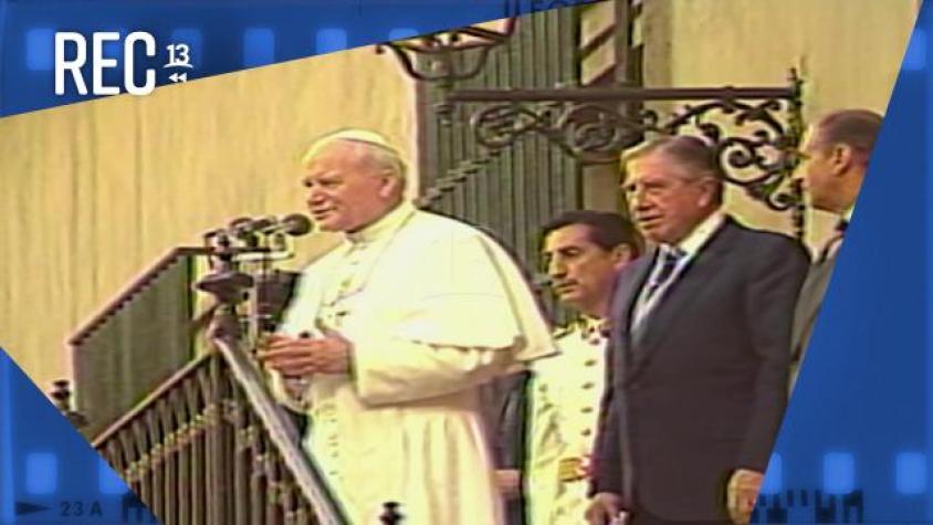 #MomentosREC: Juan Pablo II visita la Moneda (Santiago de Chile, 1987)