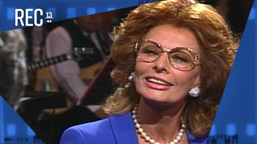 #MomentosREC: Sophia Loren en Chile (Noche de Ronda, 1997)