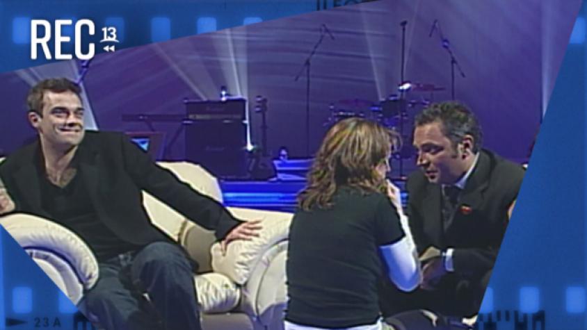 #MomentosREC: Luis Jara y Robbie Williams en Mucho Lucho (2004)