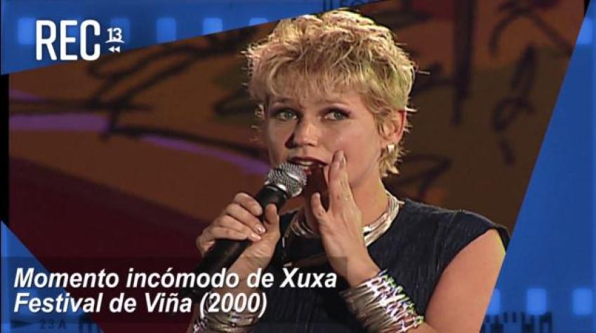 #MomentosREC: Momento incómodo de Xuxa, Festival de Viña (2000)