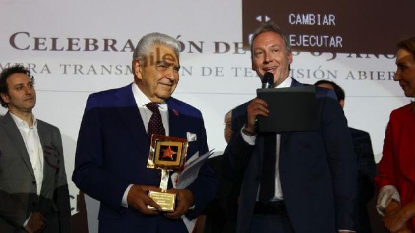 Mario Kreutzberger recibió reconocimiento especial en conmemoración de los 65 años de la televisión en Chile: “Este es un hito en mi carrera”
