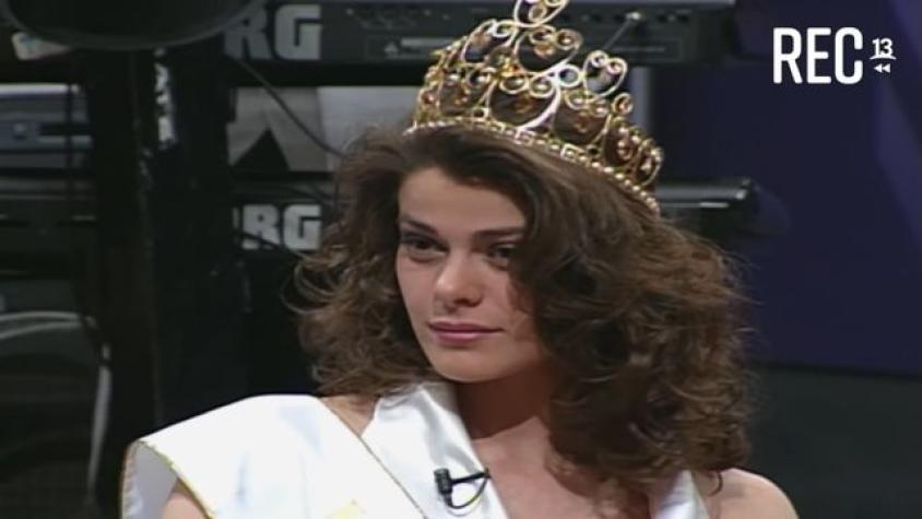 La aplaudida aparición de Tonka Tomicic en “Viva el lunes” cuando se convierte en Miss Chile 