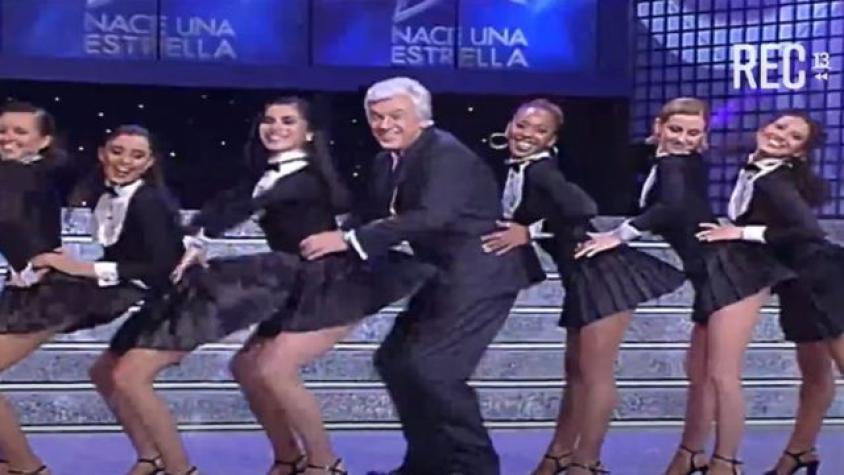 Como bailarín es un excelente animador: Antonio Vodanovic sorprendió con osado baile en “Nace una estrella” (2000) 