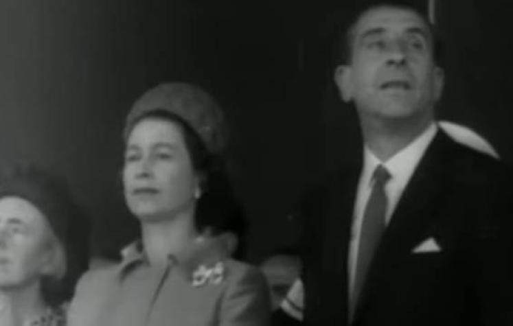 En Santiago y Pucón: Reina Isabel II y su ajetreada visita a Chile en 1968
