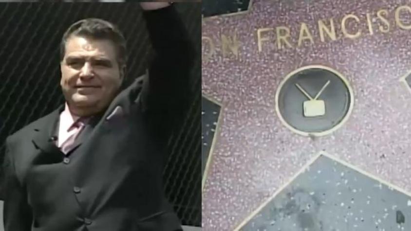 Don Francisco y el día que recibió la maravillosa estrella en el Paseo de la Fama de Hollywood