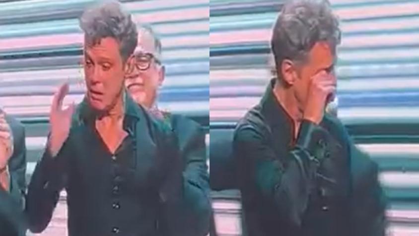 [Video] Luis Miguel rompe en llanto tras su última presentación en Chile