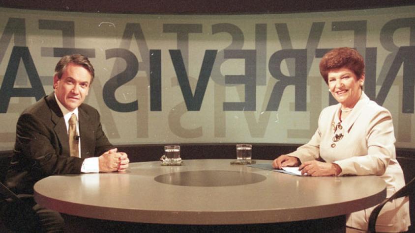 El día en que Raquel Correa entrevistó a Sebastián Piñera en 1996: “Tenemos un mejor proyecto de país”