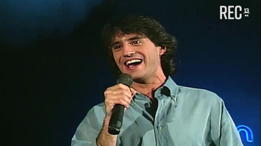 El antes y después del cantante español Sergio Dalma, a 30 años de visitar 'Martes 13'