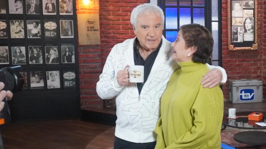 Gloria Benavides y Pollo Fuentes terminaron bailando una recordada balada de Alejandro Lerner en ‘Café de los recuerdos’