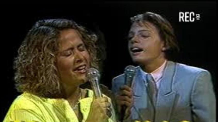 El recordado día en que Luis Miguel y Andrea Tessa unieron sus voces en "Más Música" 1986