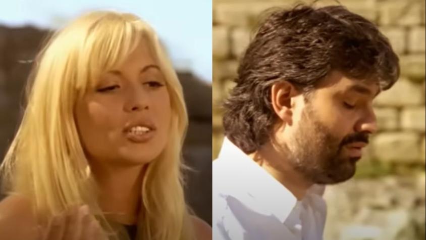 Así fue la primera versión de "Vivo por ella" de Andrea Bocelli junto a la compositora española, Marta Sánchez en 1997