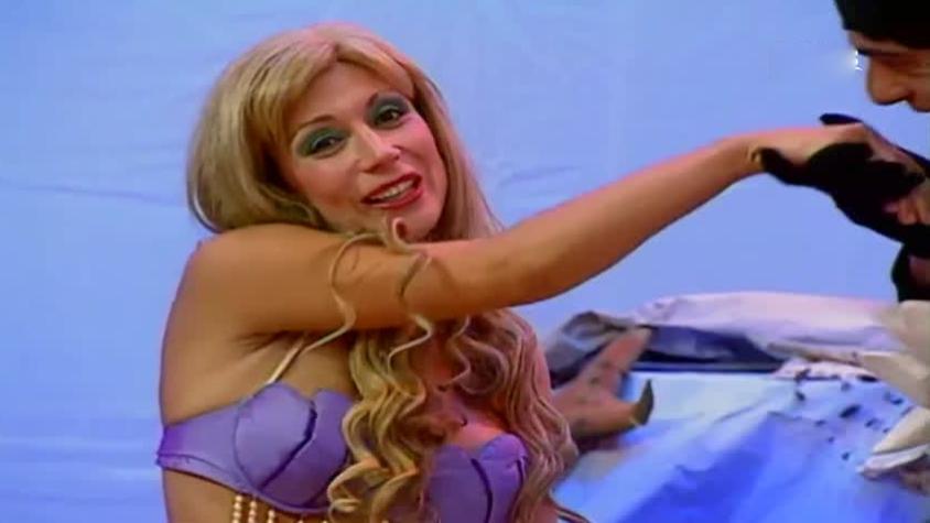Así fue la divertida parodia de “La Sirenita” protagonizada por Karen Doggenweiler en “El Lunes sin Falta”