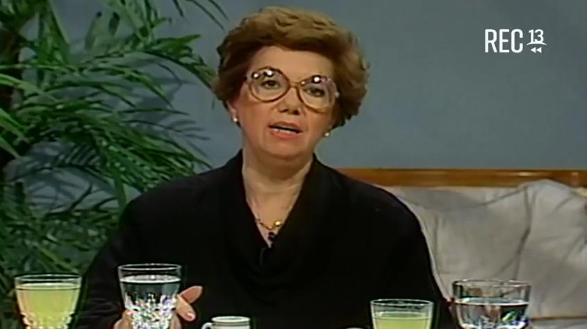 Quién fue Marina de Navasal, una de las primeras conductoras de "Almorzando en el 13"