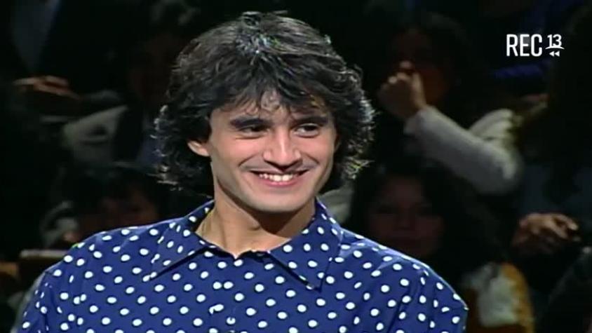 Tenía sólo 30 años: Así fue la entretenida visita de Sergio Dalma a "Noche de Ronda" 1994