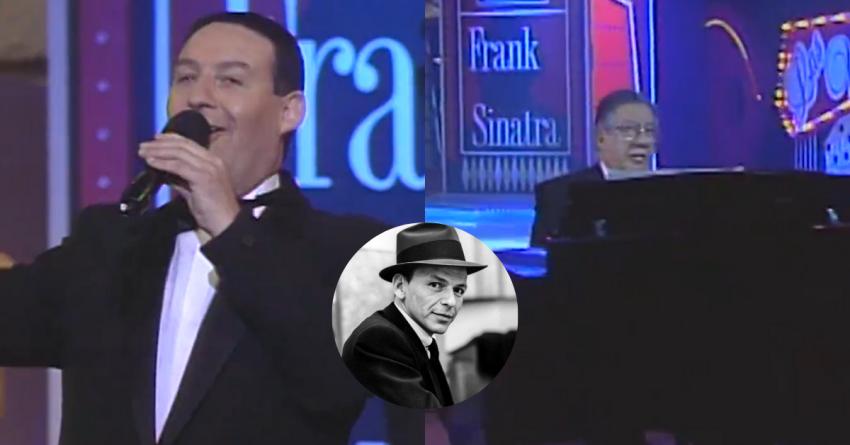 La vez que Valentín Trujillo y José Luis Arce homenajearon a Frank Sinatra en Sábado Gigante