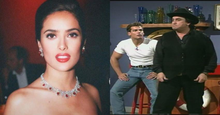 Así fue el inolvidable paso de Salma Hayek en "Mi tío y yo" de Venga Conmigo