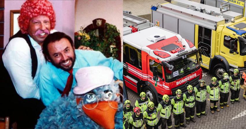 Día del Bombero: Recordamos la divertida visita de El Mundo del Profesor Rossa al Cuerpo de Bomberos de Santiago