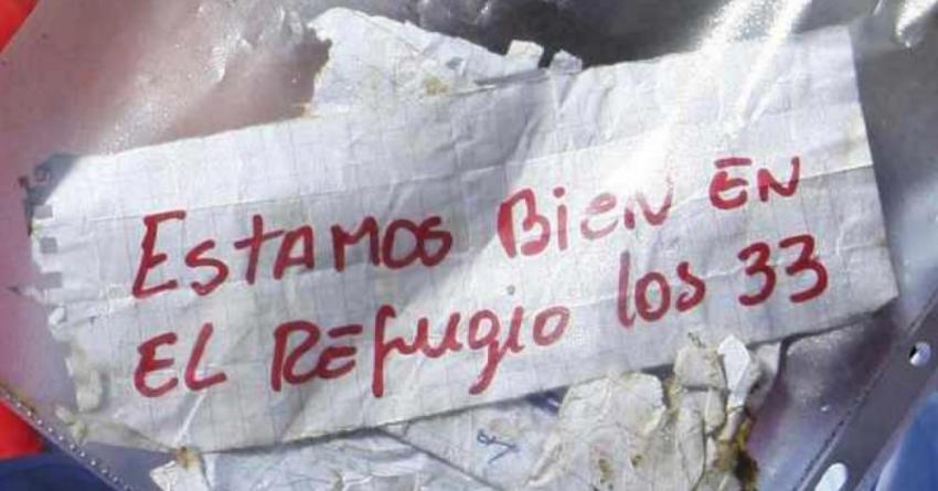 La nota que cambió la historia en la mina San José: “Estamos bien en el refugio los 33”