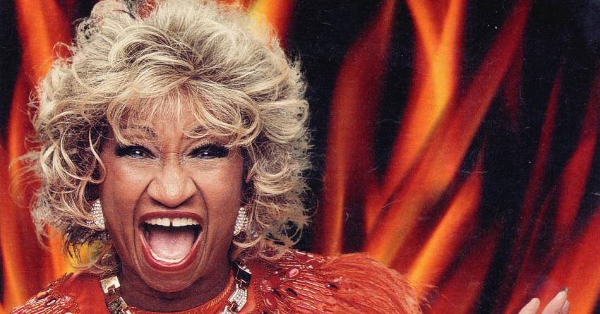 Así fue la visita de Celia Cruz a Gigante y Usted: cantó, bromeó y habló de su gran amor